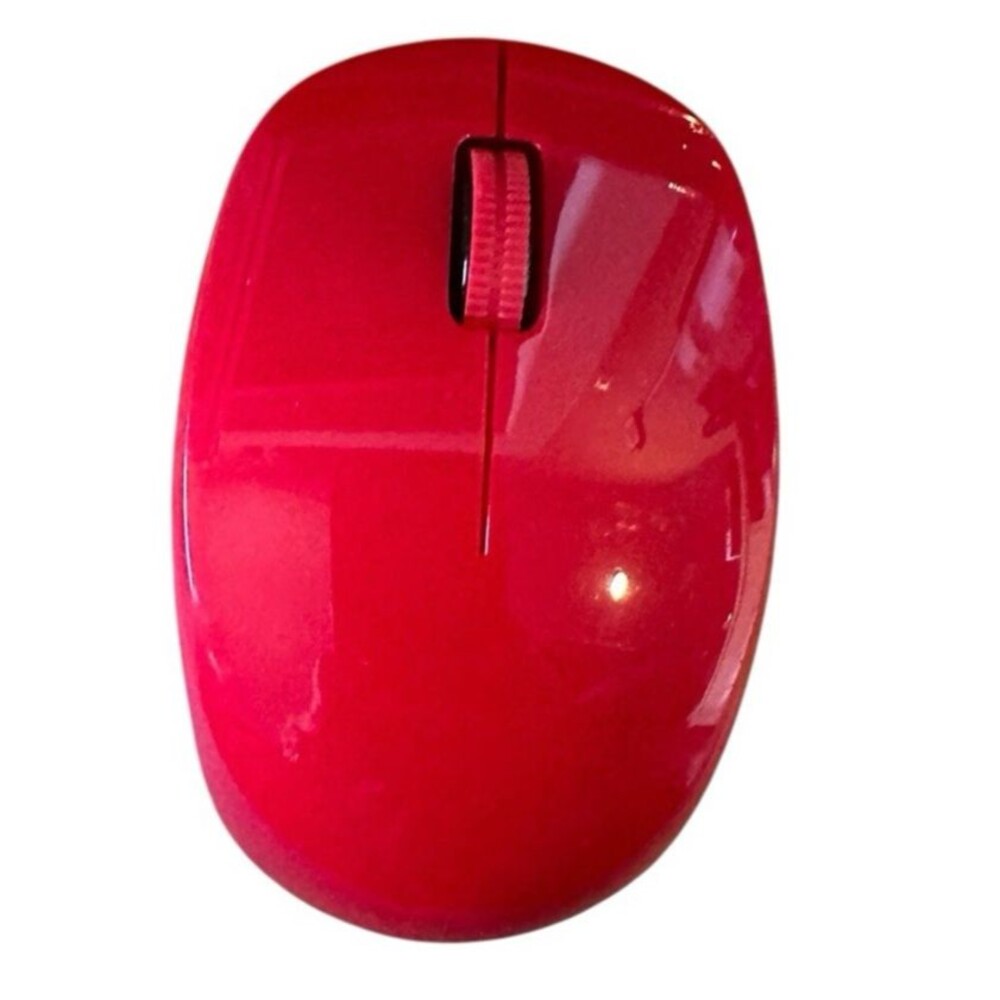 New Red Wireless Mouse for Laptop Silent Portable Computer Mouse by Ratel